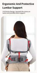 INSULAR 3-in-1 Multi-functional Child Waist Stool Breathable Baby Carrier with Hip Seat Front Hold Portable 4 Season Use