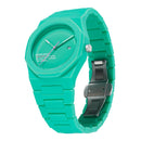 Men's Fashion Casual Sports Quartz Watch Waterproof No Digital Calendar Couple Watch with Plastic Band And Glass Dial Window