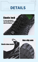 Unisex Large Size Breathable Wading Shoes Outdoor Barefoot Beach Swimming Fitness Water Sports Shoes Men's Women's Rubber Outsole