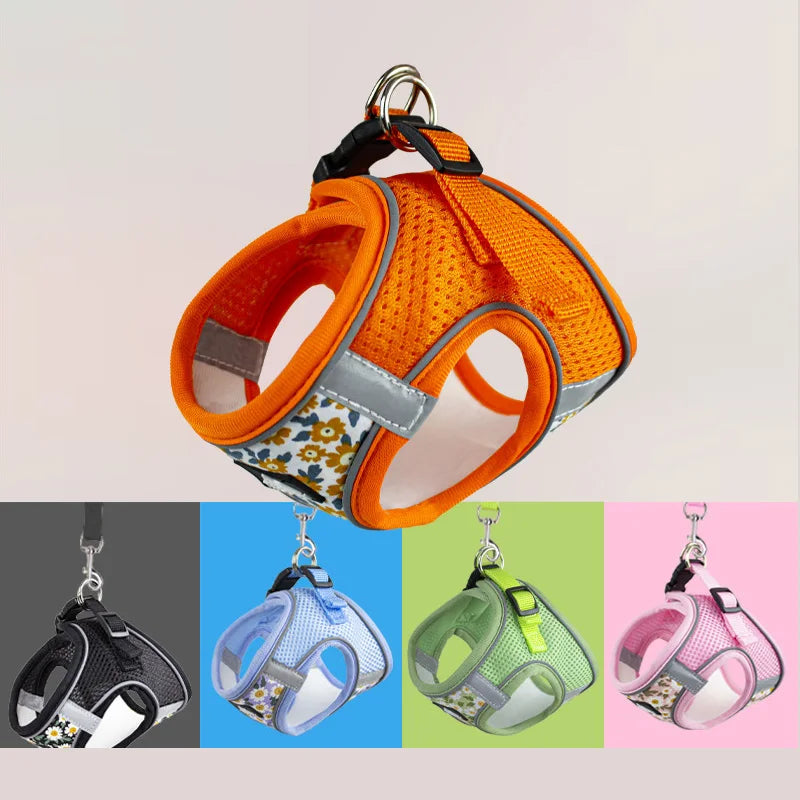 BloomPaw™ Comfort – No-Pull Adjustable Pet Harness Set