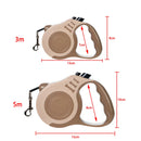 Retractable Dog Leash 3m/5m for Small to Large Dogs - Durable Nylon Traction Rope Leash for Hiking Walking Chihuahua French Bulldog