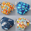 4PCS Unisex Baby Waterproof Diapers Cotton Potty Training Pants Reusable Eco-Friendly Pee Shorts for Boys & Girls 1-3 Years