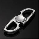 Multifunctional Finger Spinner Fidget Toy Anti-Anxiety Hand Spinner with Bottle Opener Feature for Stress Relief Metal Ketchain