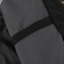 Men's Casual Windproof Jacket with Detachable Hat Solid Color Spring Autumn Versatile Coat Comfortable Knit Fabric Zip Closure