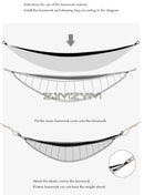Camping Hammock Underquilt Full Length Big Size Under Quilts for Hammocks, Camping Backpacking Winter Cold Weather Warm Blanket