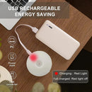 2-6 Pack USB Rechargeable LED Night Light Motion Sensor Wireless Lamp for Staircase Closet 3 Color Options - Eye-Catching Lighting