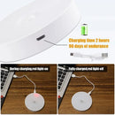2-6 Pack USB Rechargeable LED Night Light Motion Sensor Wireless Lamp for Staircase Closet 3 Color Options - Eye-Catching Lighting