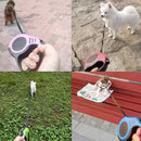 Retractable Dog Leash 3m/5m for Small to Large Dogs - Durable Nylon Traction Rope Leash for Hiking Walking Chihuahua French Bulldog