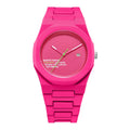 Men's Fashion Casual Sports Quartz Watch Waterproof No Digital Calendar Couple Watch with Plastic Band And Glass Dial Window