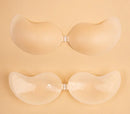 Reusable Silicone Nipple Covers Women Mango Shaped Self Adhesive Bra Strapless Push-Up Bralette Invisible Breast Petals Lingerie