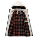 Men's Waterproof Hooded Jacket – Warm Lining for Outdoor & Travel