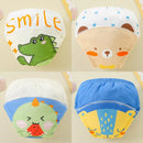 4PCS Unisex Baby Waterproof Diapers Cotton Potty Training Pants Reusable Eco-Friendly Pee Shorts for Boys & Girls 1-3 Years