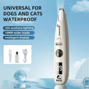 Pet Dog Electric Groomer Trimmer with LED Light Waterproof Pet Foot Hair Trimmer Low Noise Cat Dog Face Foot Ear Hip Paw Shaver