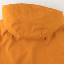 Men's Casual Windproof Jacket with Detachable Hat Solid Color Spring Autumn Versatile Coat Comfortable Knit Fabric Zip Closure