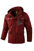 Men's Waterproof Hooded Jacket – Warm Lining for Outdoor & Travel