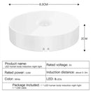 2-6 Pack USB Rechargeable LED Night Light Motion Sensor Wireless Lamp for Staircase Closet 3 Color Options - Eye-Catching Lighting