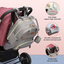 3-in-1 Diaper Bag Backpack – Foldable Baby Bed & USB Charging