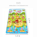 Double-Sided Baby Play Mat Educational Crawling Carpet Gym Playground Kids Rug Foam Floor Toy for Children 0-36 Months