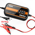 Intelligent 12V Car Battery Charger with Digital Display 2Ah-20Ah Lead Acid Repair Tool for Car SUV Motorcycle
